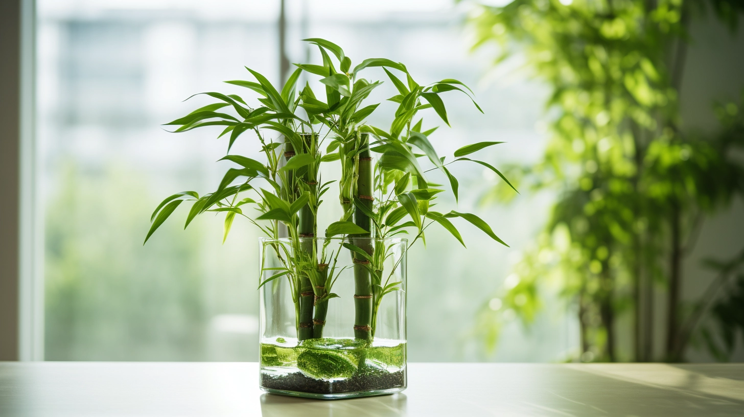 Titelseite -Nutrition Life Shop Bamboo Plants Indoor Care Guide